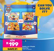 Grafix 4-In-1 Puzzle Assorted