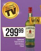 Jameson Triple Distilled Irish Whiskey-750ml
