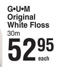 G-U-M Original White Floss 30m-Each