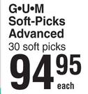 G-U-M Soft Picks Advanced-30 Soft Picks Per Pack