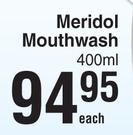Meridol Mouthwash-400ml Each