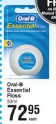 Oral-B Essential Floss-50ml
