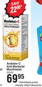 Andolex-C Anti-Bacterial Mouthwash-200ml