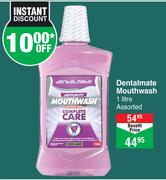 Dentalmate Mouthwash Assorted-1Ltr