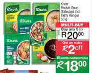 Knorr Packet Soup (Selected Incl. Tasty Range)-For Any 5 x 50g
