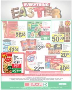 SPAR EASTERN CAPE : Your One Stop Easter Shop (23 March - 5 April 2021) Valid in Acres, Algoa Park, Aliwal North, Aspen, Cambridge, Crossways, Dagbreek, Seaview, Sherwood, page 12