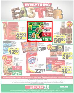 SPAR EASTERN CAPE : Your One Stop Easter Shop (23 March - 5 April 2021) Valid in Acres, Algoa Park, Aliwal North, Aspen, Cambridge, Crossways, Dagbreek, Seaview, Sherwood, page 12