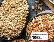 Cashews Or Mixed Nuts-Per 100g