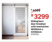 Sliding Barn Door Brooklyn With Mechanism W 930 mm x H 2100 mm
