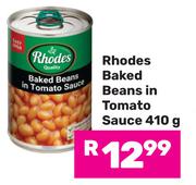 Rhodes Baked Beans In Tomato Sauce-410g