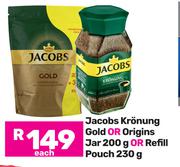 Jacob Kronung Gold Or Origins Jar 200g Or Refill Pouch 230g-Each