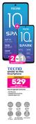 2 x Tecno Spark 10 Pro Smartphone-On 1.2GB Red Core More Data