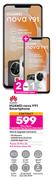 2 x Huawei Nova Y91 Smartphone-On 1.2GB Red Top Up Core More Data + On Promo 75