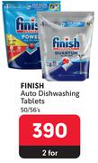 Finish Auto Dishwashing Tablets-For 2 x 50/56's 