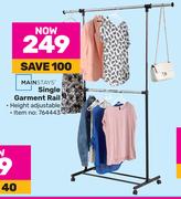 Mainstays Single Garment Rail