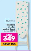Mainstays Standard Wooden Ironing Board
