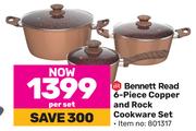 Bennett Read 6 Piece Copper & Rock Cookware Set-Per Set