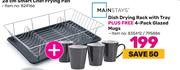 Mainstays Dish Drying Rack With Tray 
