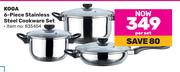 Koga 6 Piece Stainless Steel Cookware Set-Per Set