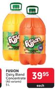 Fusion Dairy Blend Concentrate (All Variants)-5L Each