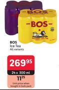 Bos Ice Tea (All Variants)-24 x 300ml