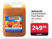 Magalies Concentrated Fruit Nectar (All Variants)-5L Each