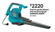 Gardena 3000W Electric Garden Blower & Vacuum Ergo Jet