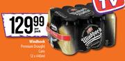 Windhoek Premium Draught Cans-12 x 440ml Per Pack