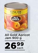 All Gold Apricot Jam-900g Each