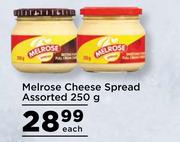Melrose Cheese Spread Assorted-250g Each