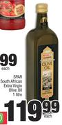 Spar South African Extra Virgin Olive Oil-1Ltr Each