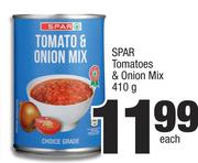 Spar Tomatoes & Onion Mix-410g Each