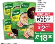 Knorr Packet Soup Selected (Excl. Tasty Range)-For Any 5 x 50g
