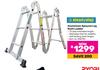 Steadystep Aluminium Splayed Leg Multi Ladder