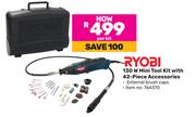 Ryobi 130W Mini Tool Kit With 42 Piece Accessories-Per Kit
