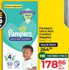 Pampers Ultra Skin Comfort Nappies Sizes 1-6-Per Pack