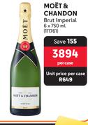 Moet & Chandon Brut Imperial-6 x 750ml Per Case