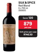 Silk & Spice Red Blend-6 x 750ml Per Case