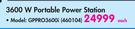 Gentech 3600W Li-Ion Portable Power Station GPPRO3600i-Each