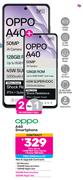 2 x Oppo A40 Smartphone-On 1.4GB Red Core Top Up + Promo 1GB Data