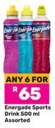 Energade Sports Drink Assorted-For 6 x 500ml