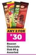 Beacon Chocolate Slab Assorted-For 2 x 80g
