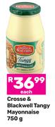 Crosse & Blackwell Tangy Mayonnaise-750g Each