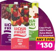 Liqui Fruit 100% Fruit Juice Blend Assorted-For 3 x 2L