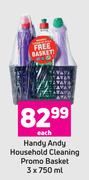 Handy Andy Household Cleaning Promo Basket-3 x 750ml Each