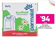 Parmalat Everfresh UHT Milk Assorted-6 x 1L