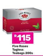 Five Roses Tagless Teabags-200s Each