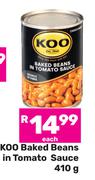 Koo Baked Beans In Tomato Sauce-410g Each