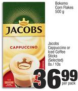 Jacobs Cappuccino Or Iced Coffee Sticks (Selected)-8's/10's Per Pack