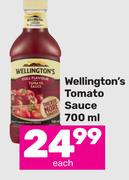 Wellington's Tomato Sauce-700ml Each